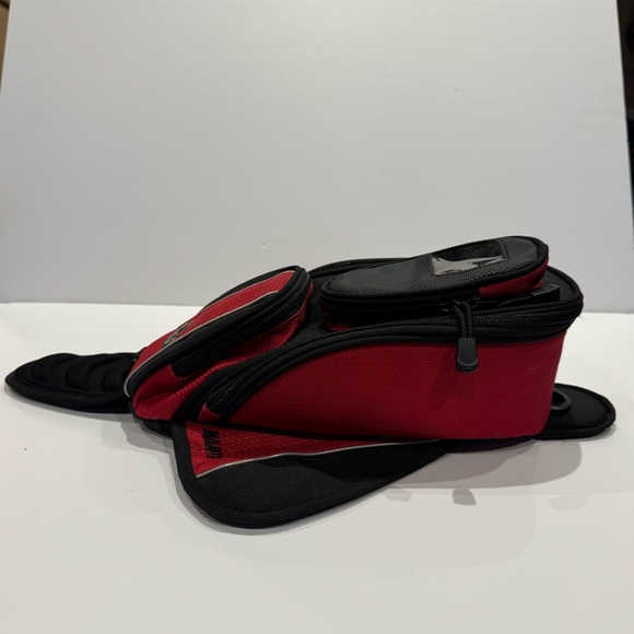 Joe Rocket Manta Magnetic Tank Bag Red Black Motorcycle Biker Travel - Picture 3 of 13